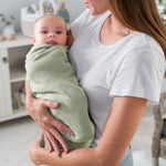 Muslin Swaddle Blanket Sage And Blush 2 Pack For Baby Comfy Cubs Everetts Place: Online Boutique