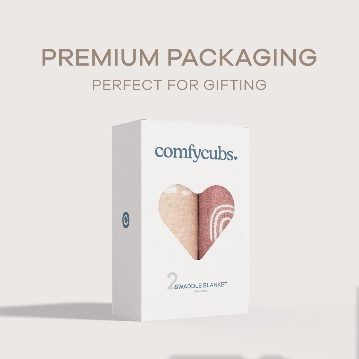 Comfy Cubs Muslin Swaddle Blanket Sun and Rainbow 2 Pack for Babies - Everetts Place Boutique - 