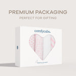 Muslin Swaddle Blankets Pink 4 Pack for Newborn Babies Comfy Cubs Everetts Place: Online Boutique