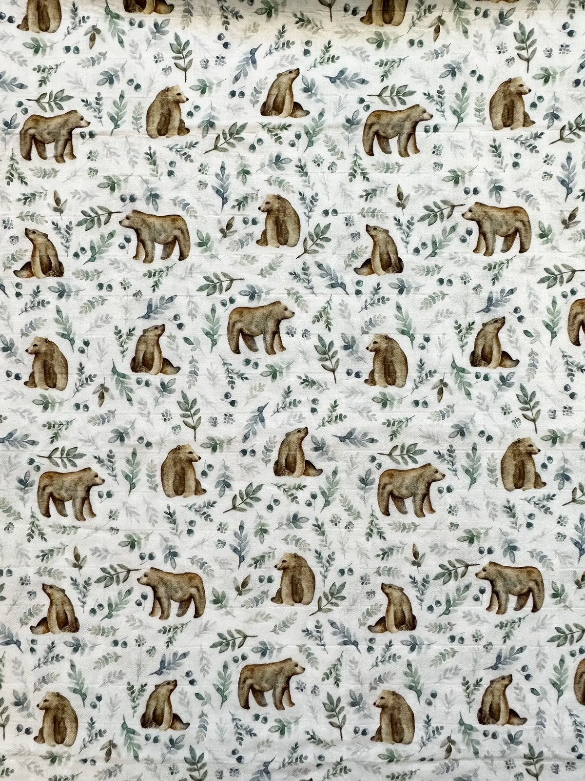 Miller & Co. Muslin Swaddle, Bear - 