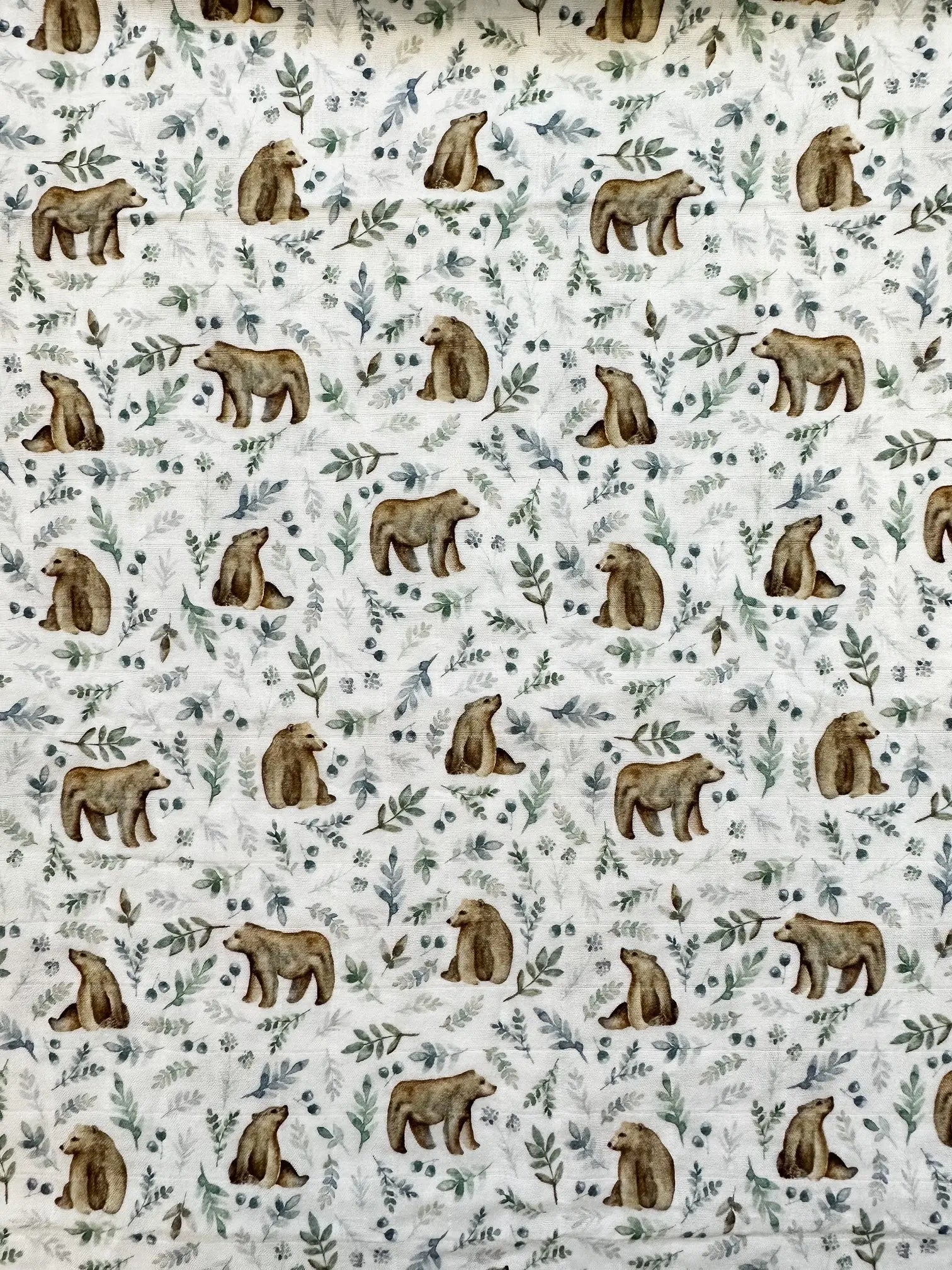 Miller & Co. Muslin Swaddle, Bear - 