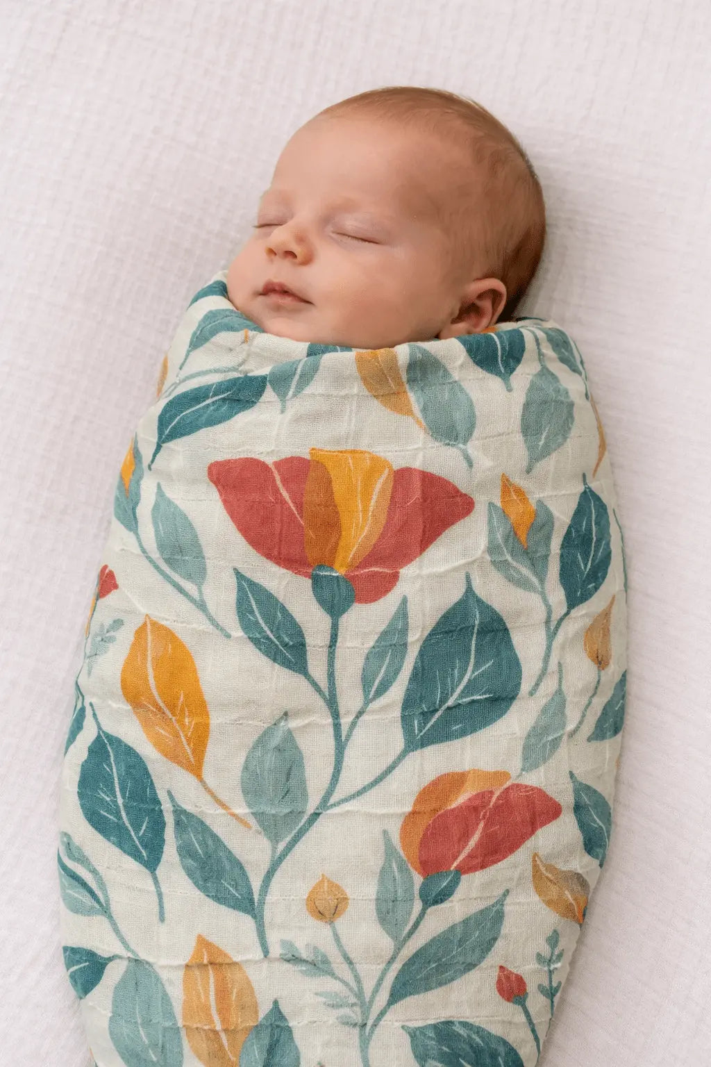 Miller & Co. Muslin Swaddle, Poppy - 