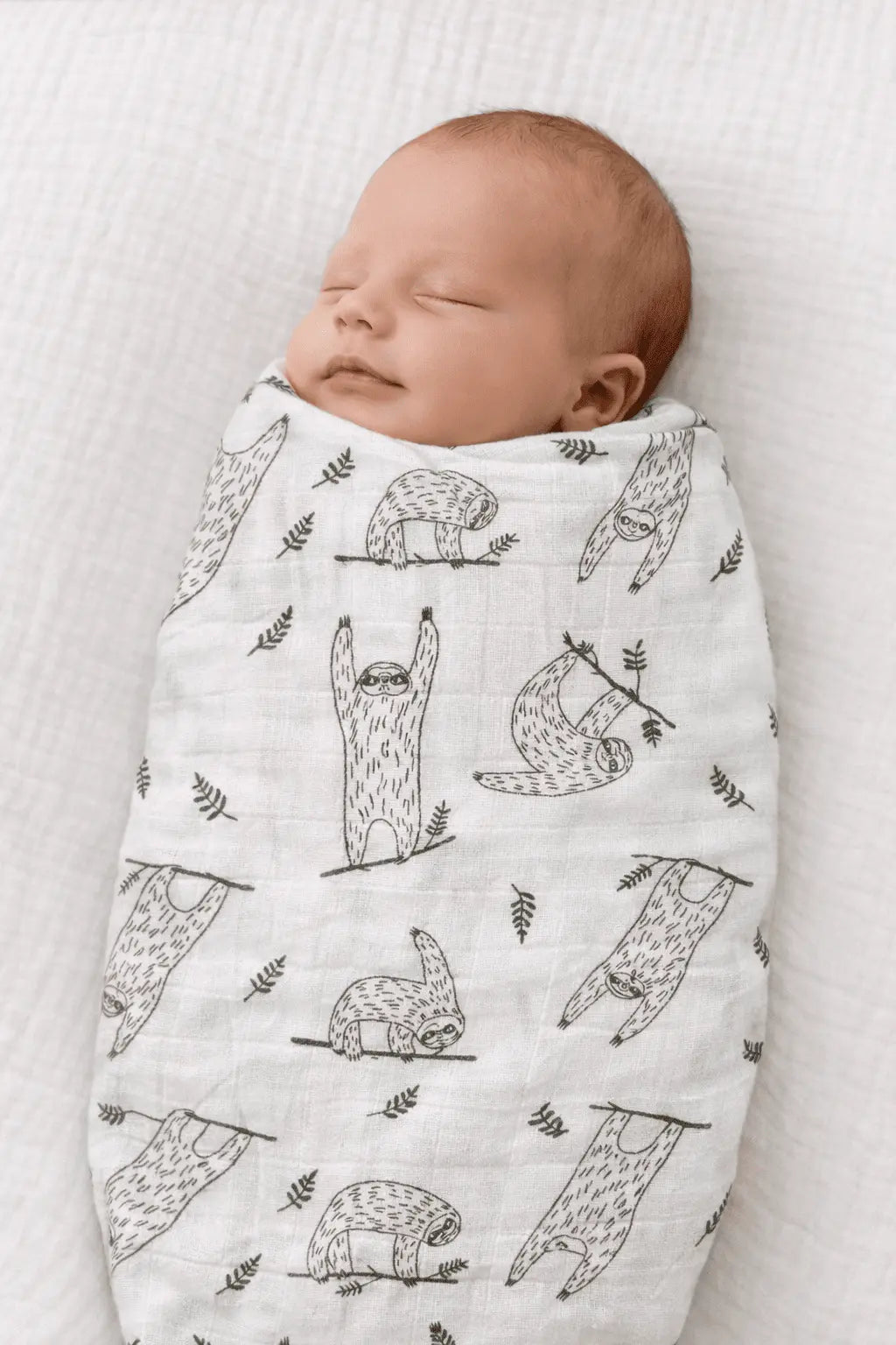Muslin Swaddle, Sloth - Linens, Baby & Toddler Clothing, Child, Person | Everetts Place