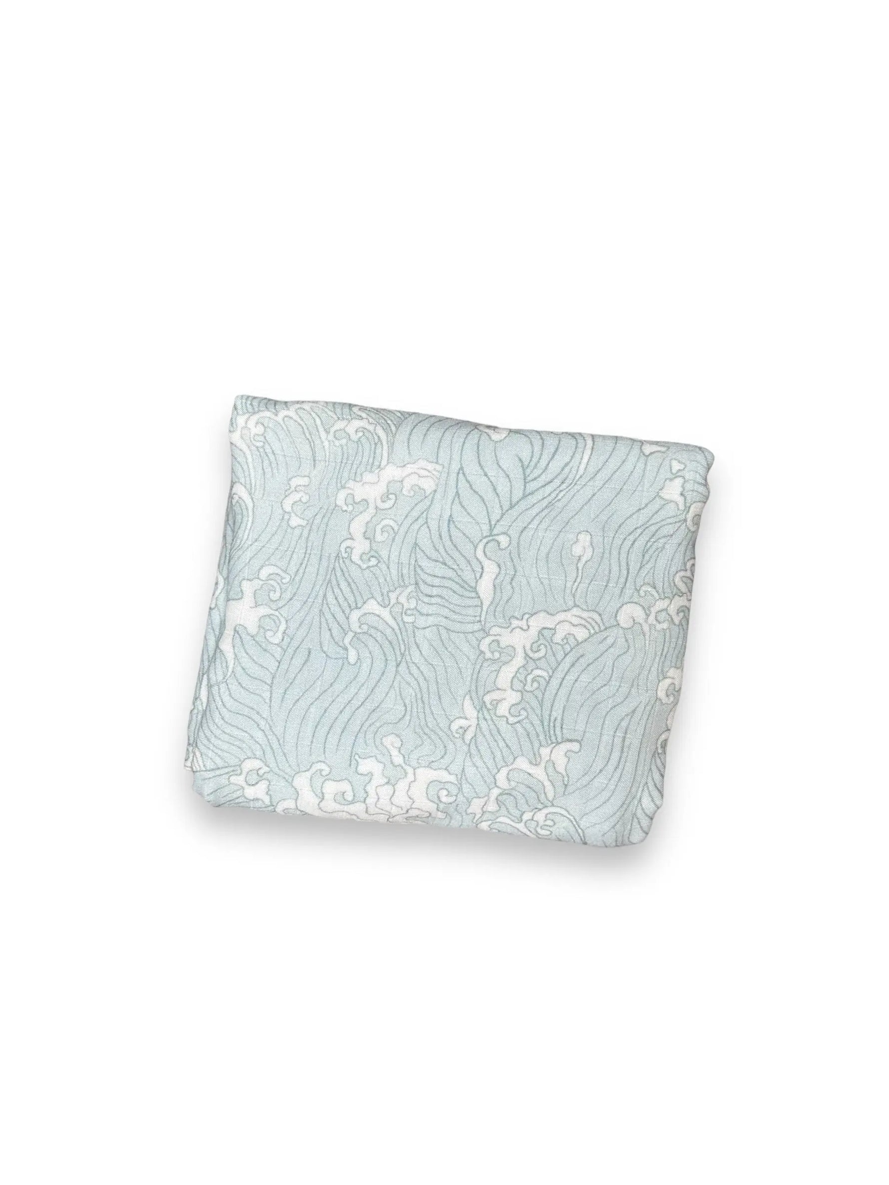 Miller & Co. Muslin Swaddle, Waves - 