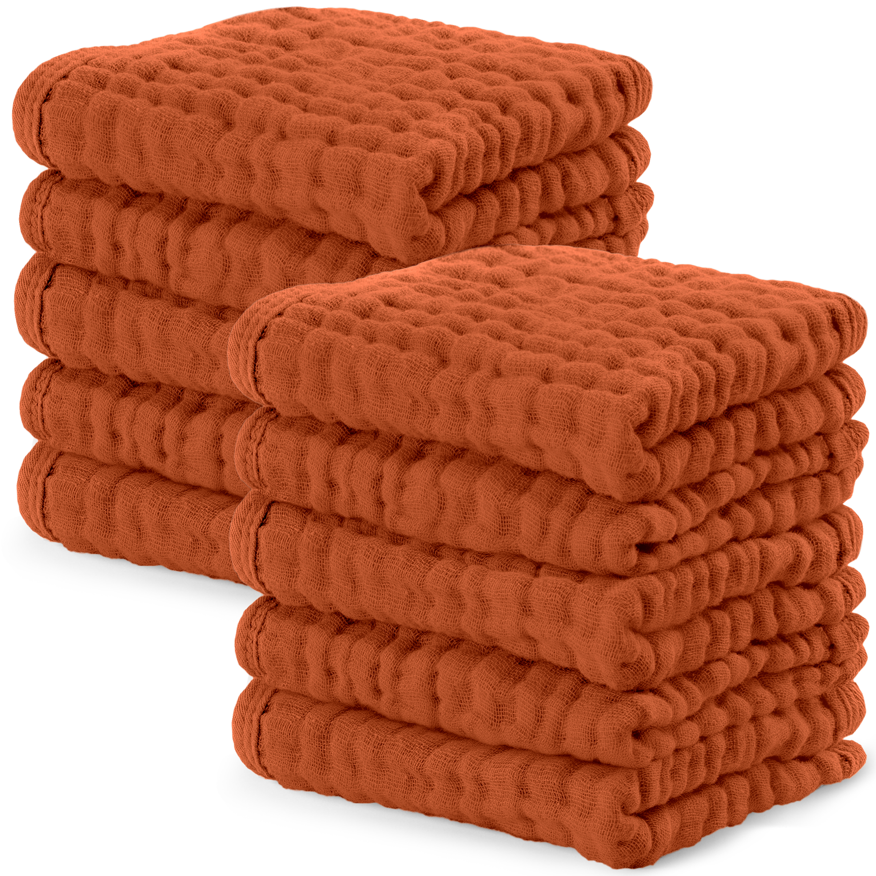 Muslin Washcloths Garnet Color Baby Bath Premium Cotton Comfy Cubs Everetts Place: Online Boutique
