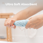 Muslin Washcloths Sky Blue Baby Bath Essentials Comfy Cubs Comfy Cubs Everetts Place: Online Boutique