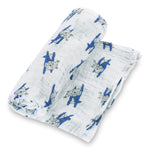 Up, Up, Up and Away Swaddle Blanket by LollyBanks