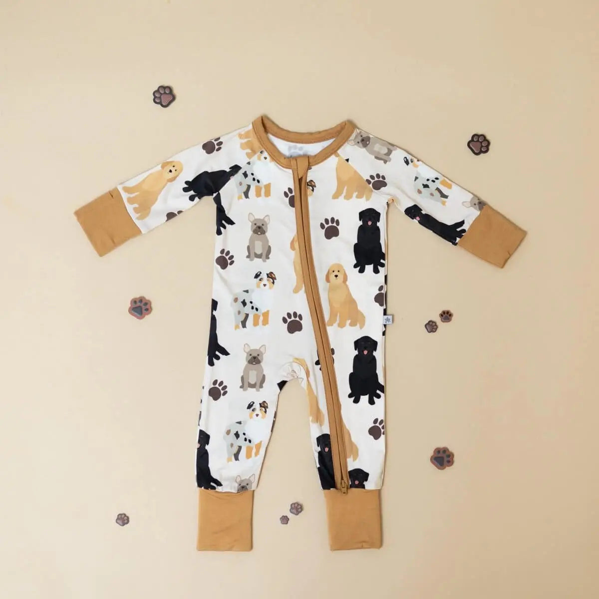 Hugga Babies Mutts About You Zipper Lounger - Everetts Place Boutique - 