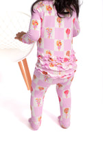 My First Lollipop Bamboo Onesie: Buttery Soft Pink Romper by Rayn’s Tiny Stitches
