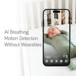 Nanobébé Aura Smart Baby Monitor with Breathing Detection for New Parents - Baby & Toddler > Baby Safety > Baby Monitors > Audio & Video Baby Monitors Baby & Toddler