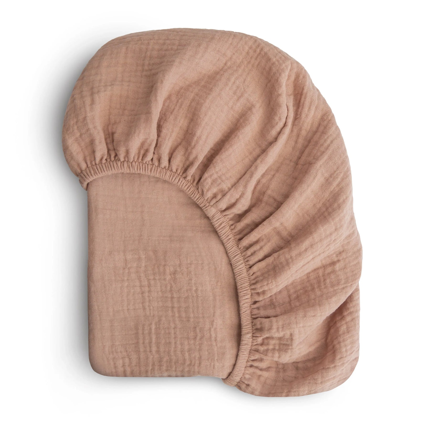 Mushie Extra Soft Bassinet Muslin Crib Sheet for Baby - 100 Percent Cotton Breathable Fabric - Home & Garden > Linens & Bedding > Bedding > Bed Sheets crib sheets