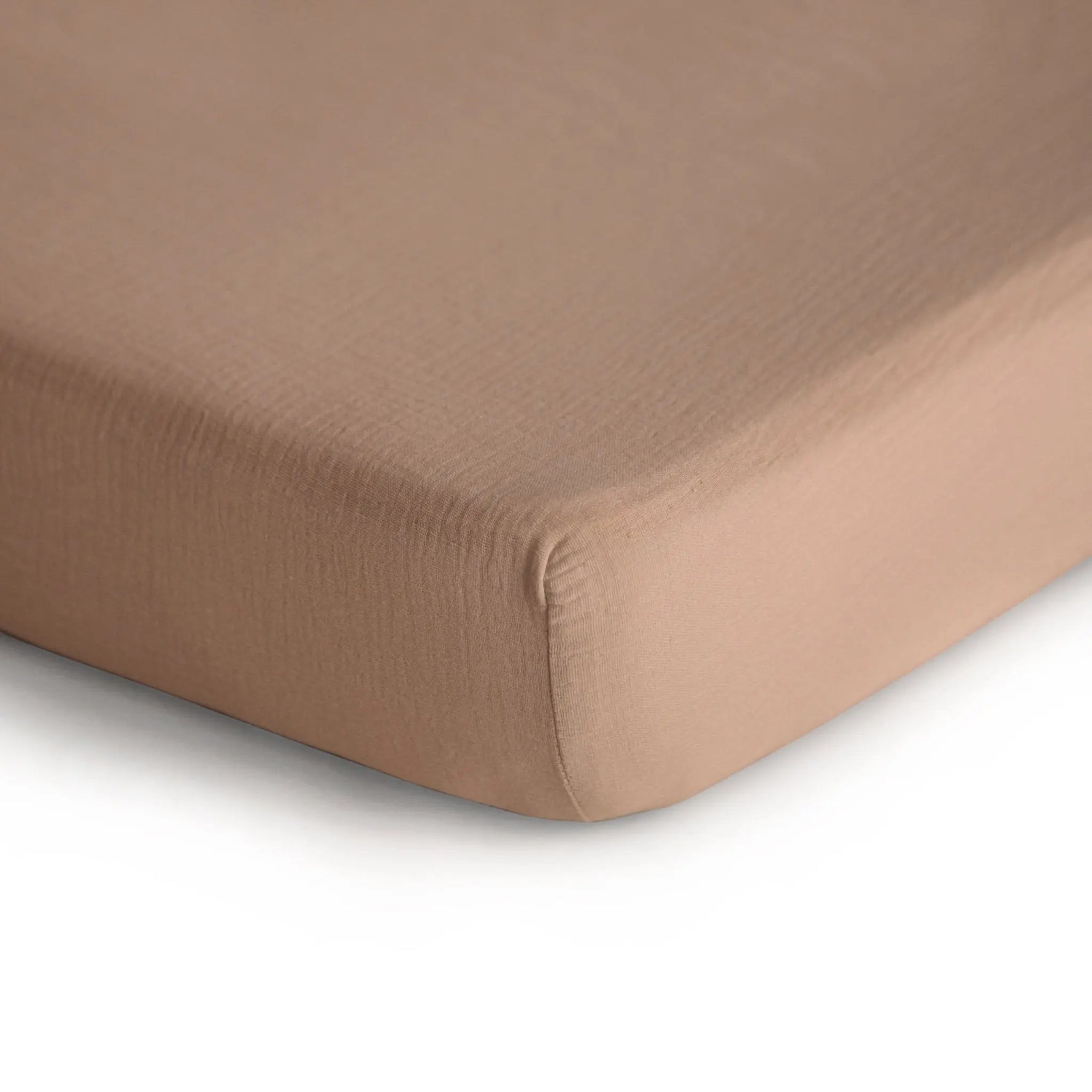 Mushie Extra Soft Muslin Crib Sheet for Baby 100% Cotton Breathable and Cozy - Home & Garden > Linens & Bedding > Bedding crib sheets