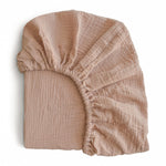 Extra Soft Muslin Crib Sheet by Mushie