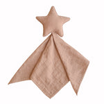 Mushie Star Lovey Blanket Made From 100 Percent Organic Cotton Soft Colors - Home & Garden > Linens & Bedding > Bedding > Blankets Blanket