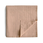 Mushie Organic Cotton Muslin Swaddle Blanket for Baby Cuddling and Nursing - Baby & Toddler > Swaddling & Receiving Blankets Swaddle
