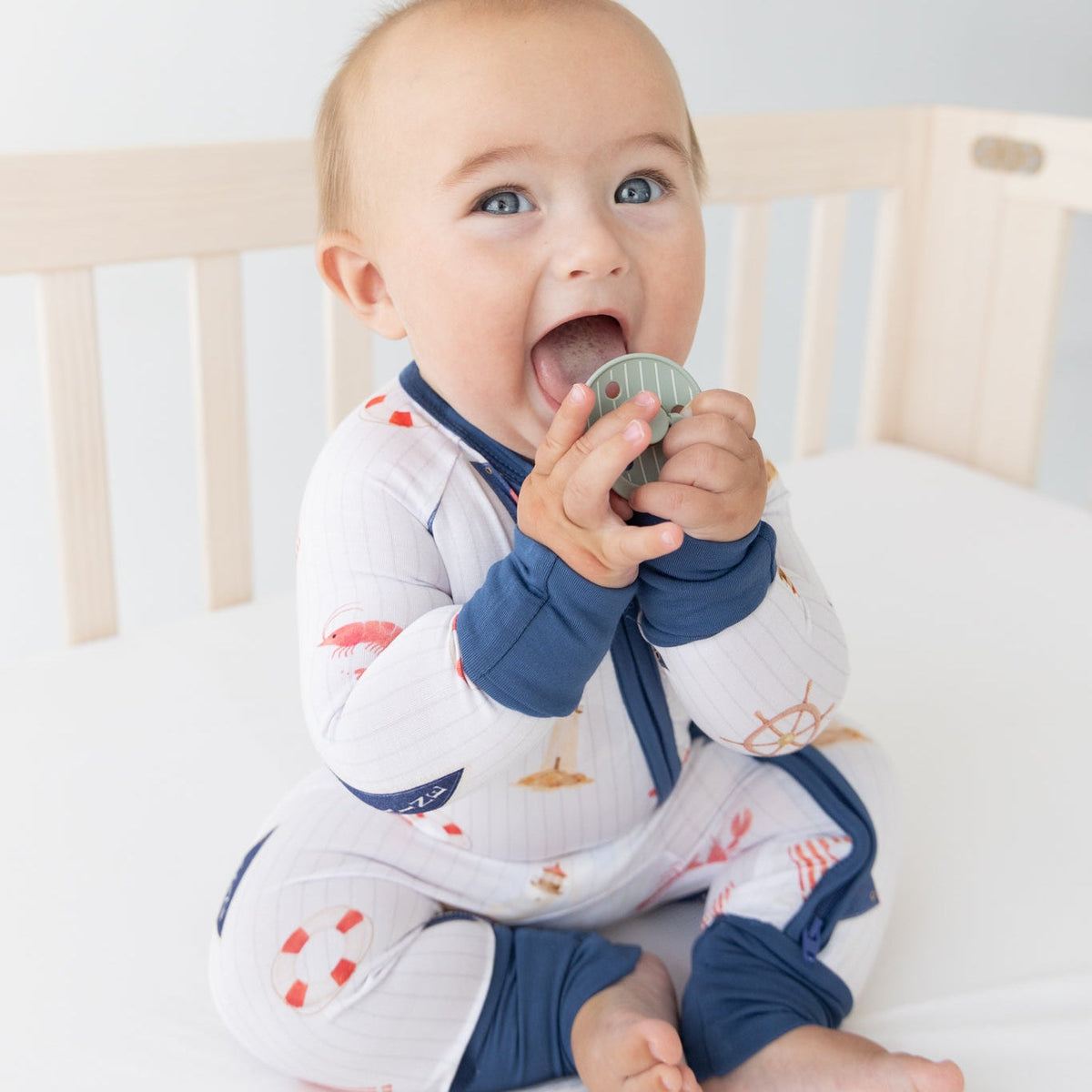Nautical Baby PJs by Monkeeroos