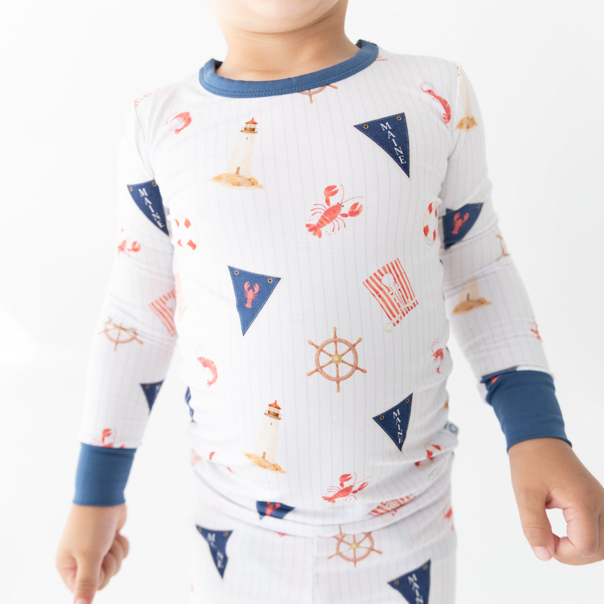 Nautical Toddler PJs by Monkeeroos