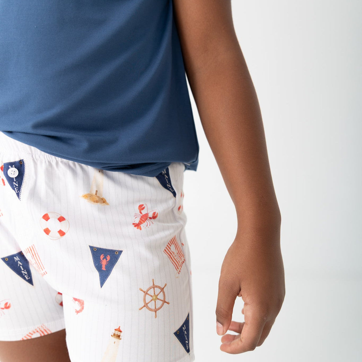 Nautical Youth Girls Shorts Set by Monkeeroos