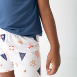 Nautical Youth Girls Shorts Set by Monkeeroos