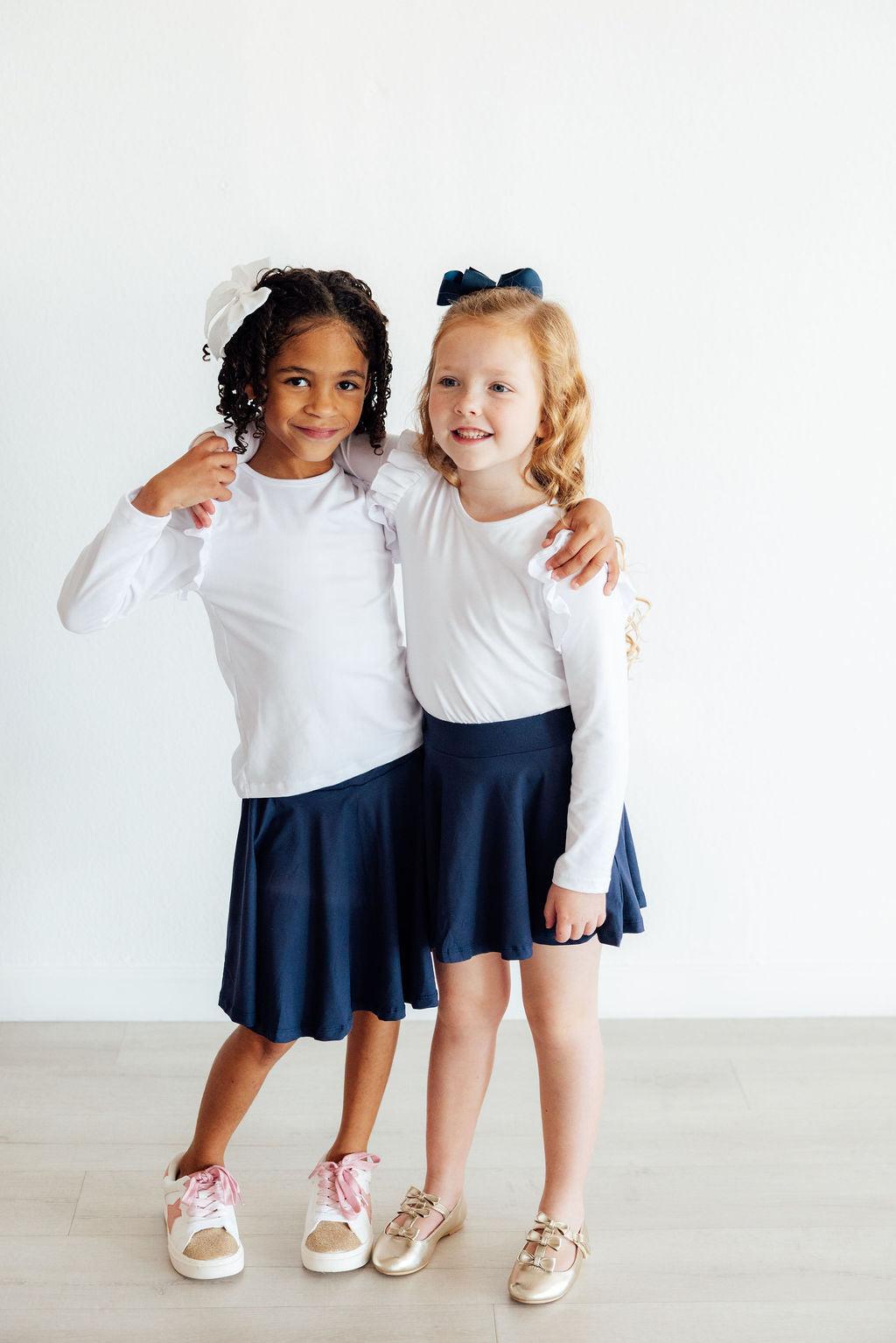Navy Twirl Skort by Mila & Rose ® at Everetts Place