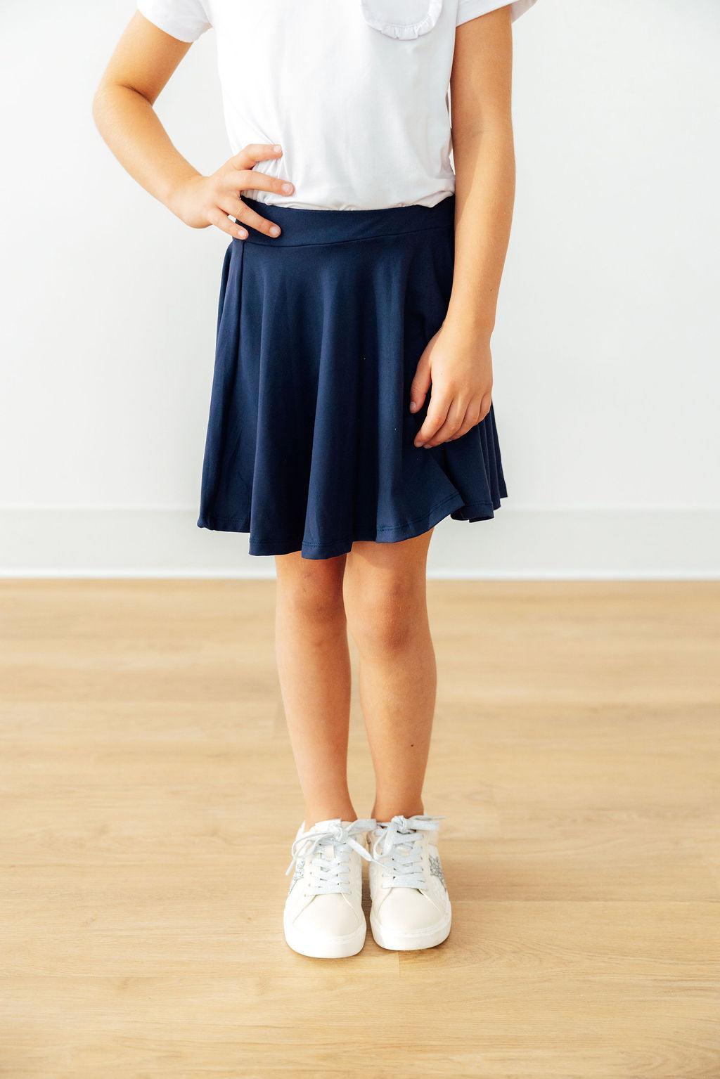Navy Twirl Skort by Mila & Rose ® at Everetts Place