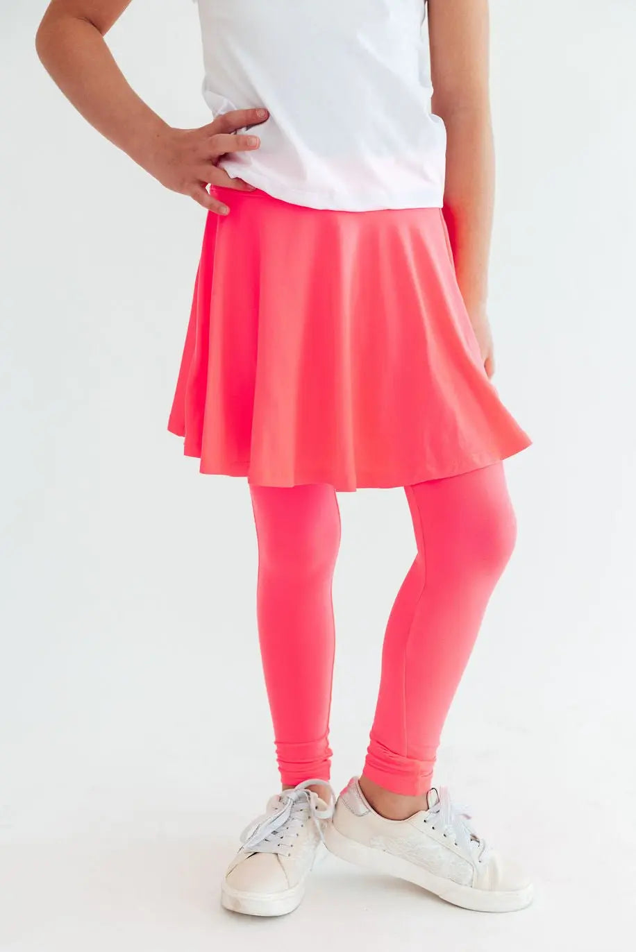 Neon Pink Twirl Skegging - Pink, Child, Toddler, Balance, Top | Everetts Place