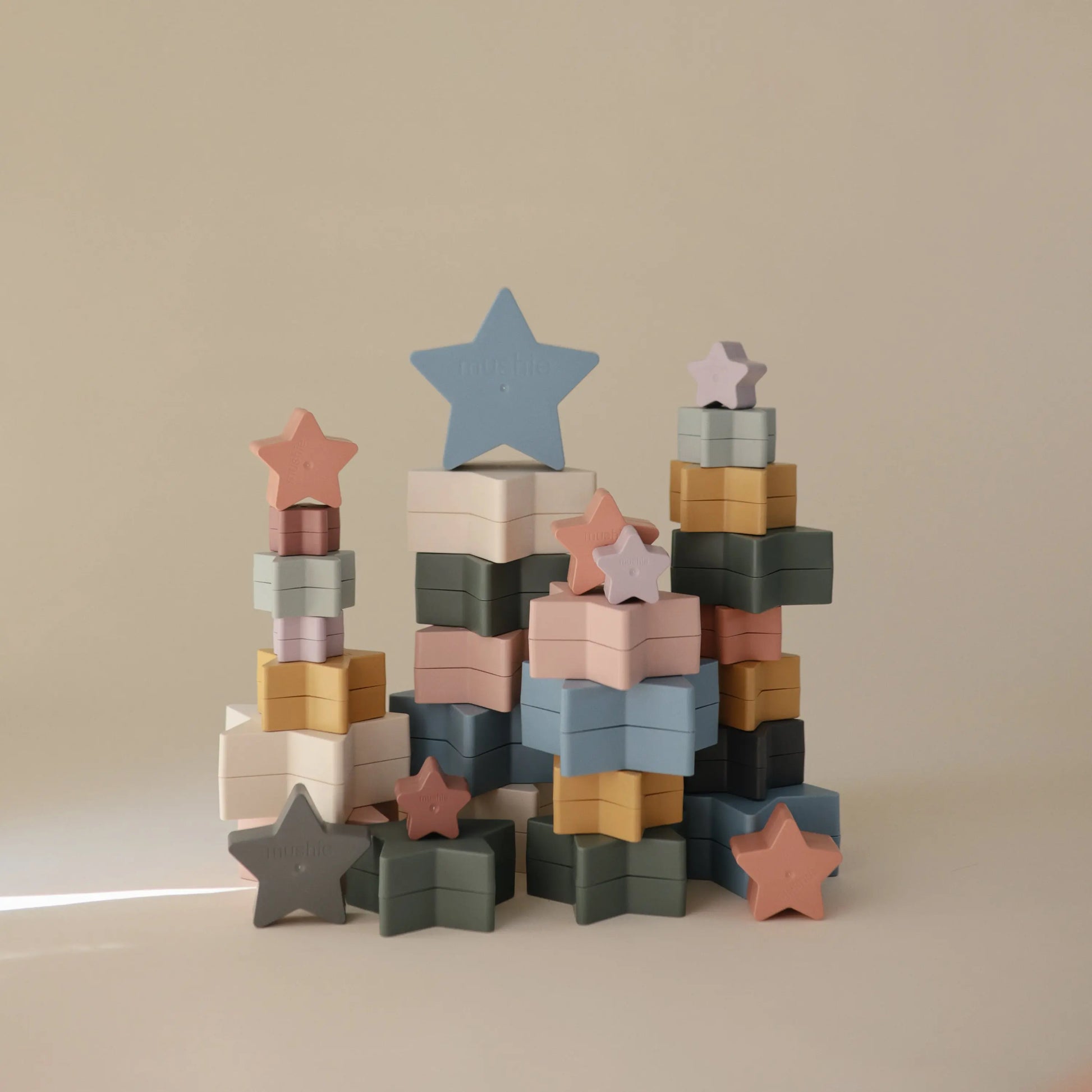 Nesting Stars Toy Set for Kids Aged 10 Months to 3 Years Mushie Everetts Place: Online Boutique