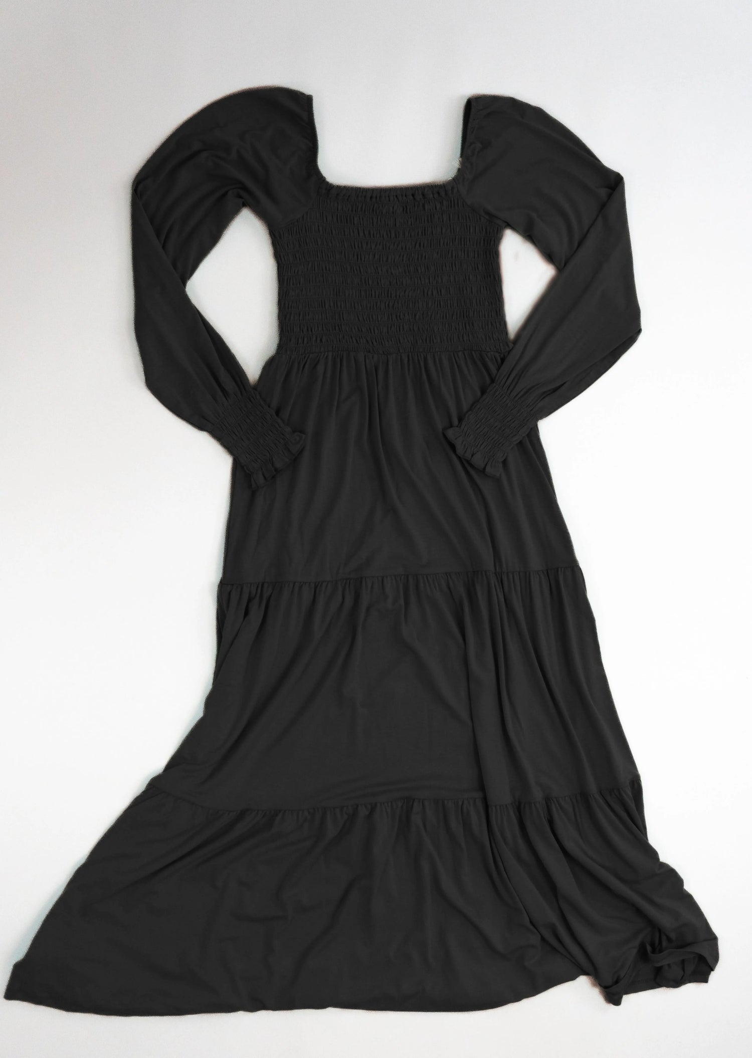 Bubble Baby Nightfall | Adult Long Sleeve Smocked Dress - 