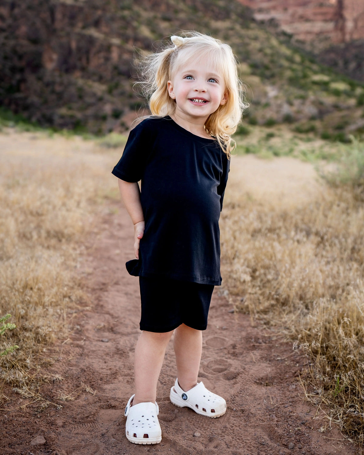 Bubble Baby Nightfall | Children's Biker Short Set - 