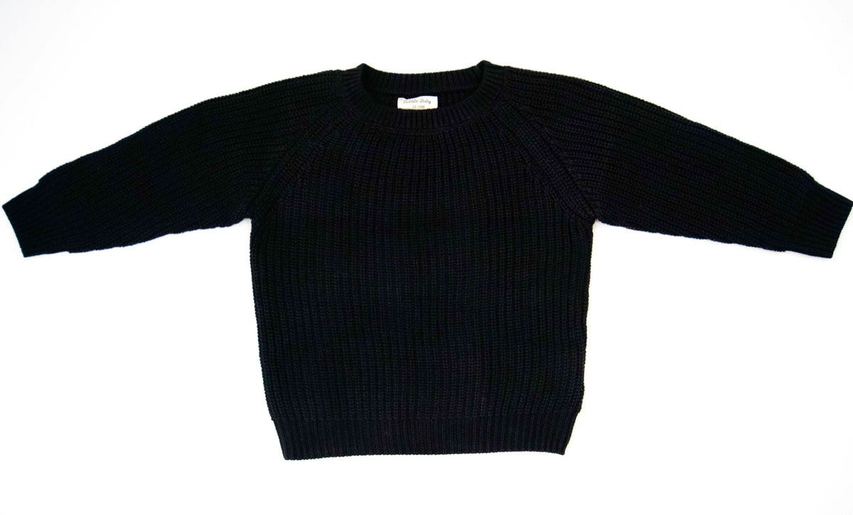 Bubble Baby Nightfall || Children’s Chunky Knit Sweater - 