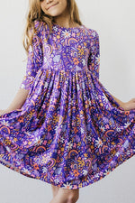No Bad Days Three Quarter Sleeve Pocket Twirl Dress Mila & Rose ® Everetts Place: Online Boutique