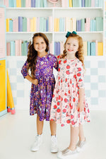 No Bad Days Three Quarter Sleeve Pocket Twirl Dress Mila & Rose ® Everetts Place: Online Boutique