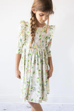 No Bunny Like You 3/4 Sleeve Ruffle Twirl Dress Mila & Rose ® 
