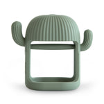Mushie No Drop Cactus Teether Dried Thyme 100 Percent Food Grade Silicone - Baby & Toddler > Baby Health > Pacifiers & Teethers teether