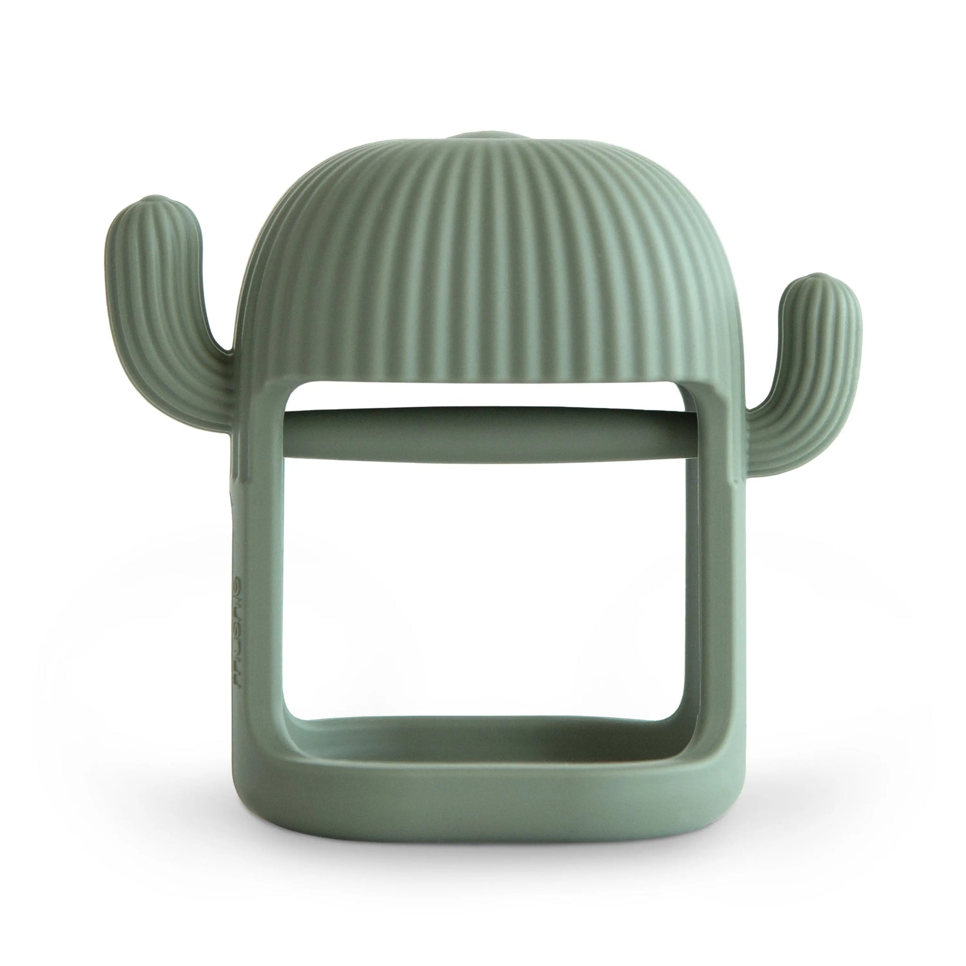 No Drop Cactus Teether Dried Thyme 100 Percent Food Grade Silicone Mushie