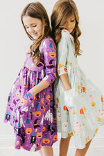 No Tricks Just Treats Three Quarter Sleeve Pocket Dress Mila & Rose ® Everetts Place: Online Boutique
