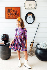 No Tricks Just Treats Three Quarter Sleeve Pocket Dress Mila & Rose ® Everetts Place: Online Boutique