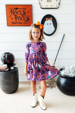 No Tricks Just Treats Three Quarter Sleeve Pocket Dress Mila & Rose ® Everetts Place: Online Boutique