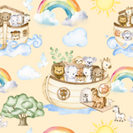 Minky Baby Blanket Noah's Ark by Honey Lemonade at Everetts Place