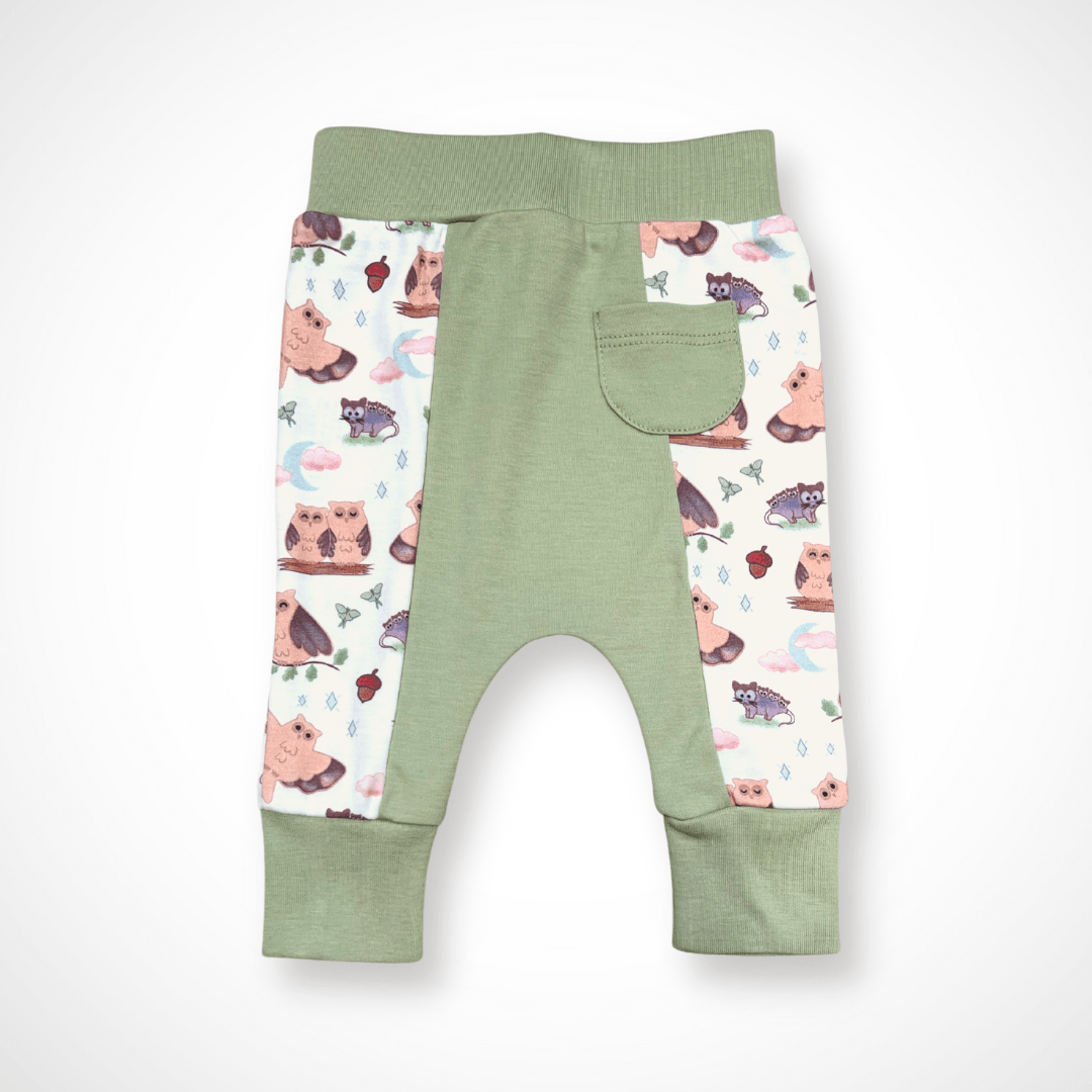 Owl Long Sleeve Bodysuit and Pant | Organic Pima Cotton by Kolorful