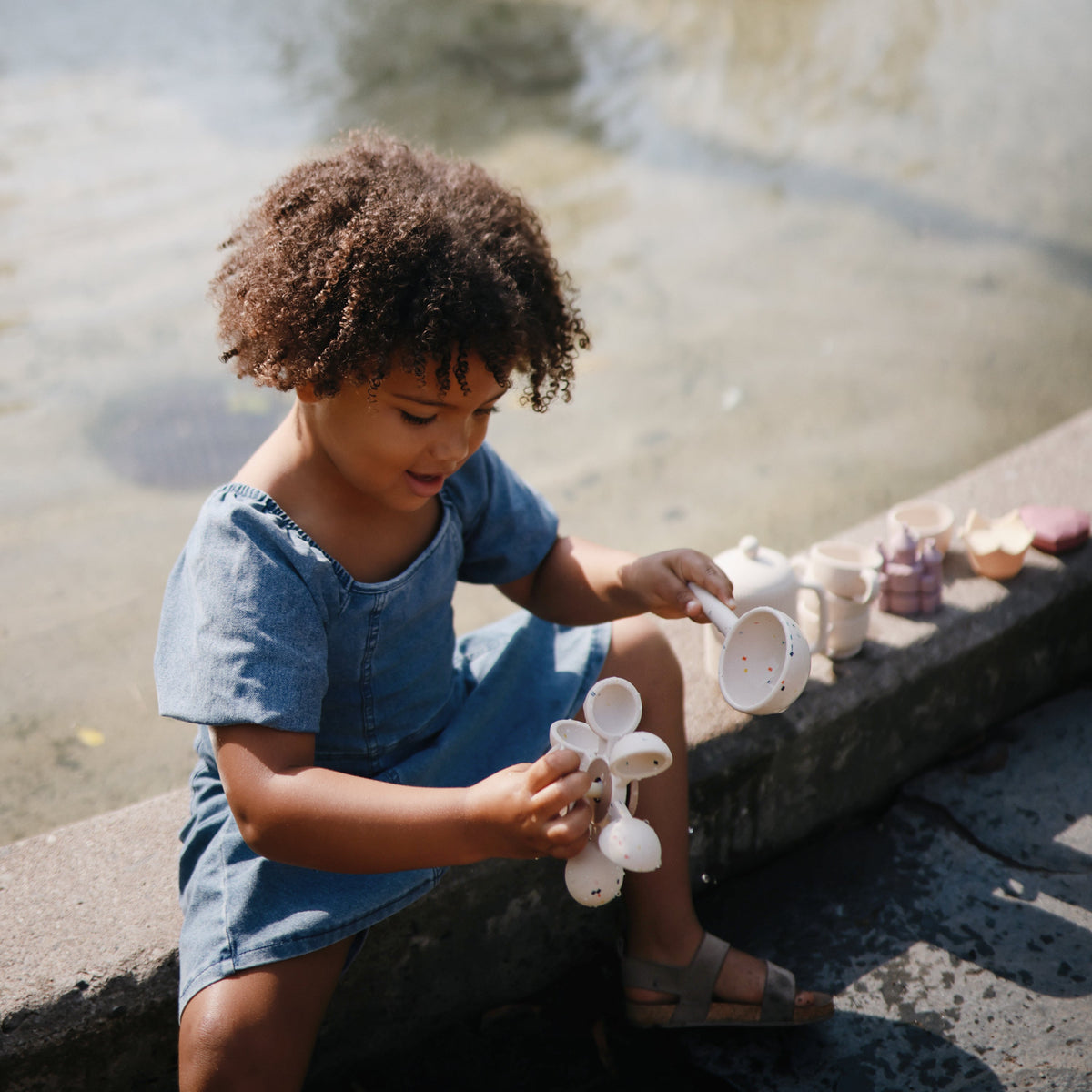 Water Wheel Bath Toy by Mushie at Everetts Place