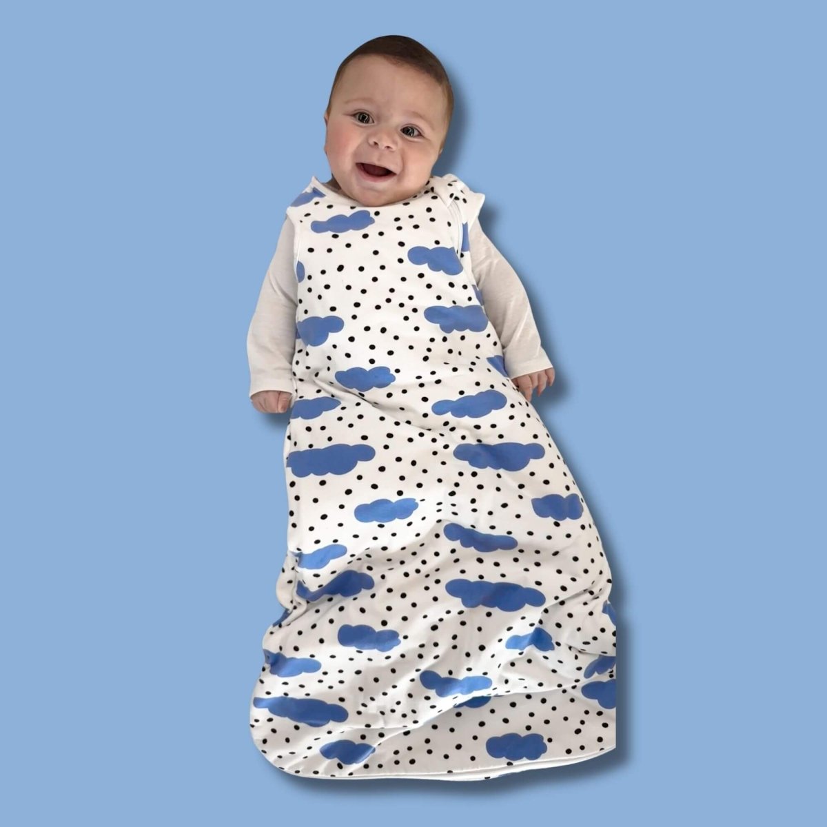 Norani Baby Norani Baby One And Done Sleep Sack Blue Clouds All Seasons - Everetts Place Boutique - 