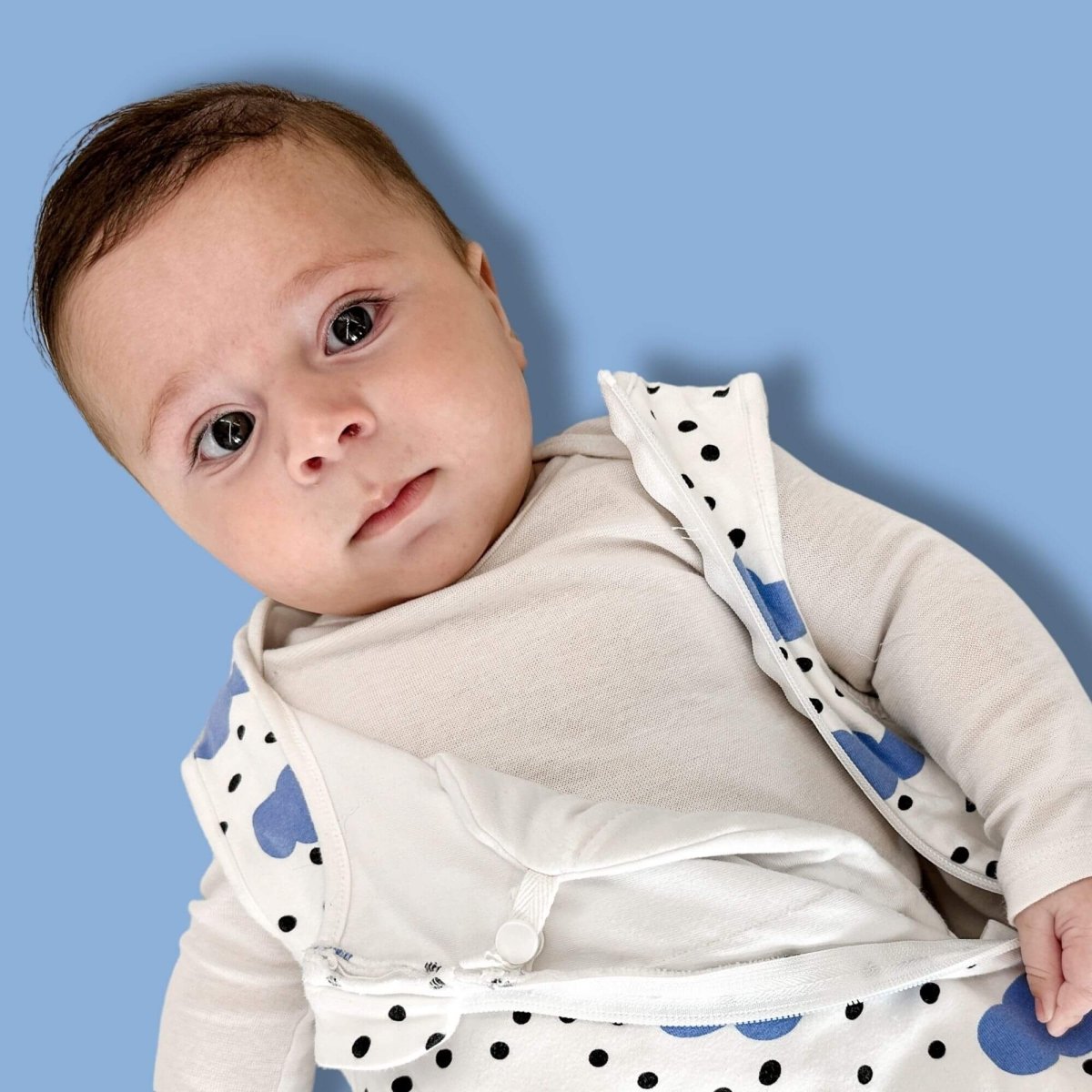 Norani Baby Norani Baby One And Done Sleep Sack Blue Clouds All Seasons - Everetts Place Boutique - 