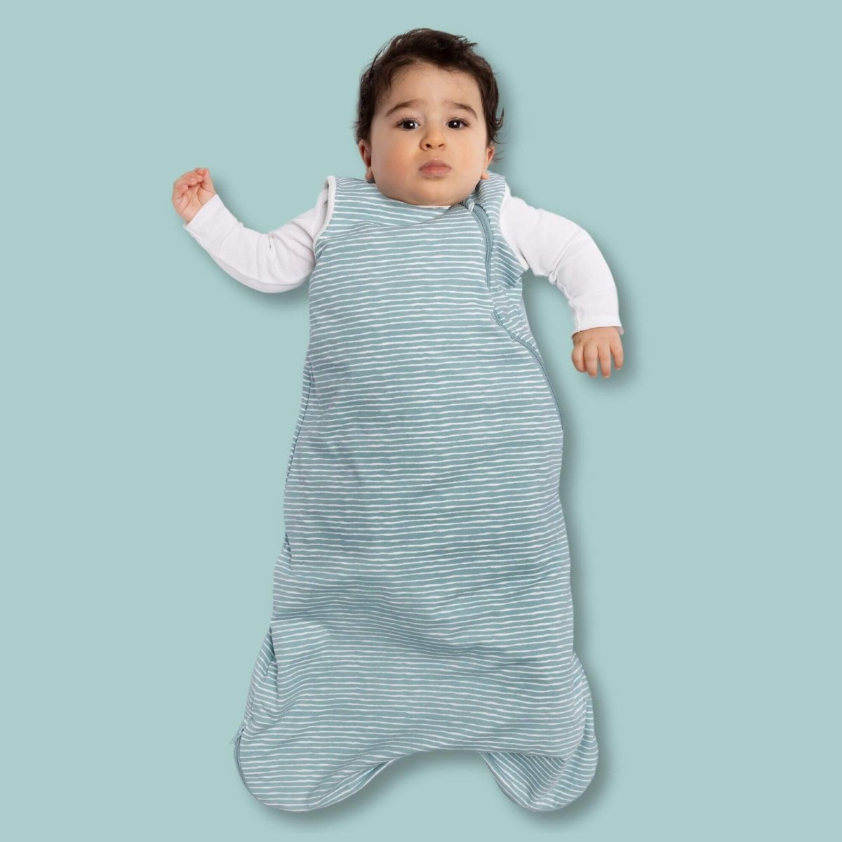 Norani Baby Norani Baby One And Done Sleep Sack Green Stripes All Season - Everetts Place Boutique - 