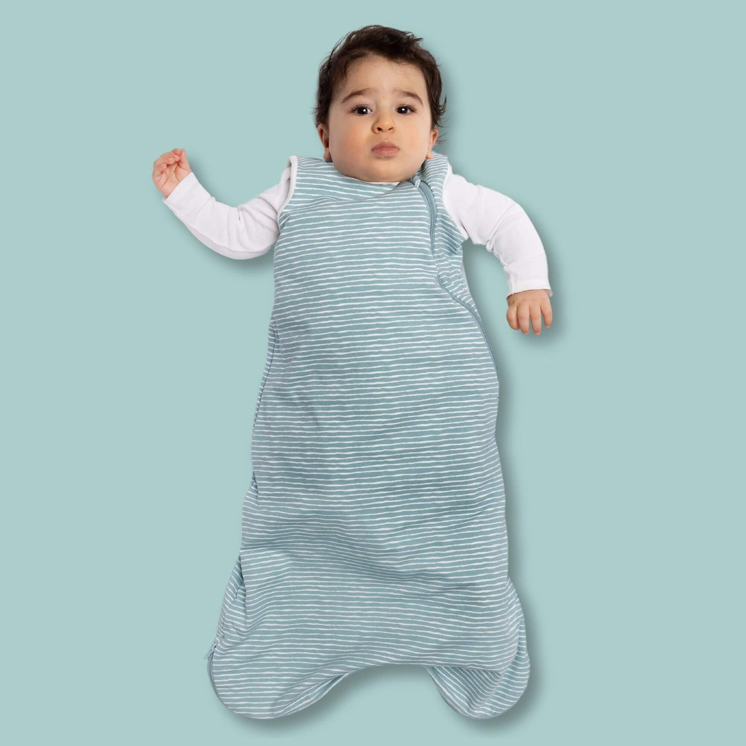 Norani Baby One And Done Sleep Sack Green Stripes All Season Norani Baby Everetts Place: Online Boutique