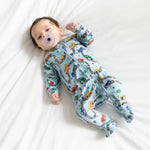 Norani Baby Organic Cars Footie Newborn Onesie Soft Cozy Norani Baby Everetts Place: Online Boutique