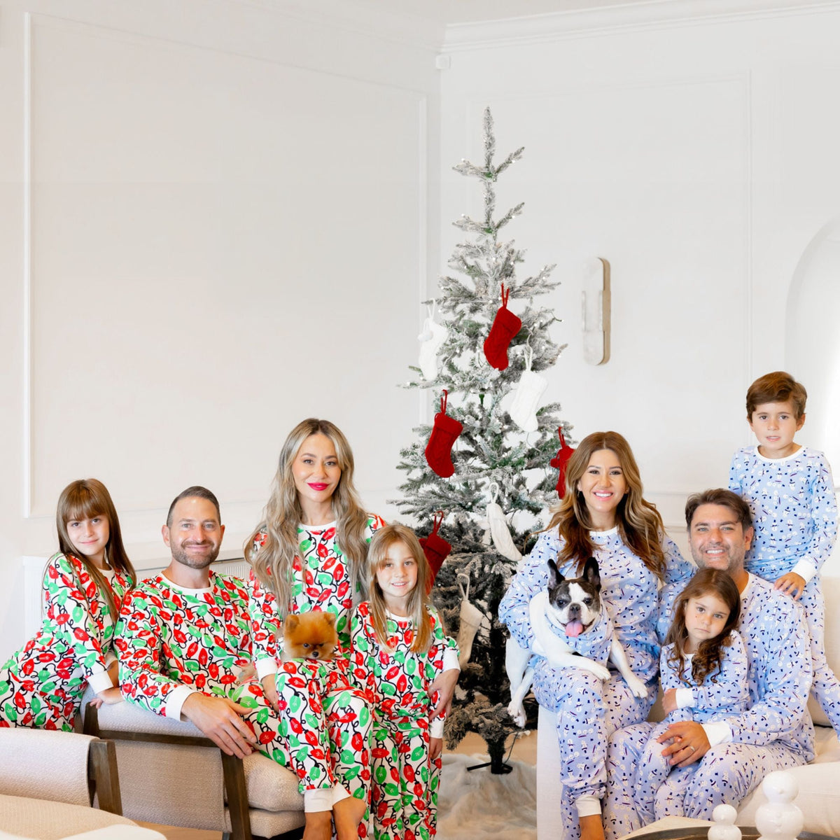 Norani Baby organic kids pajamas with winter snowmen print for holiday nights.