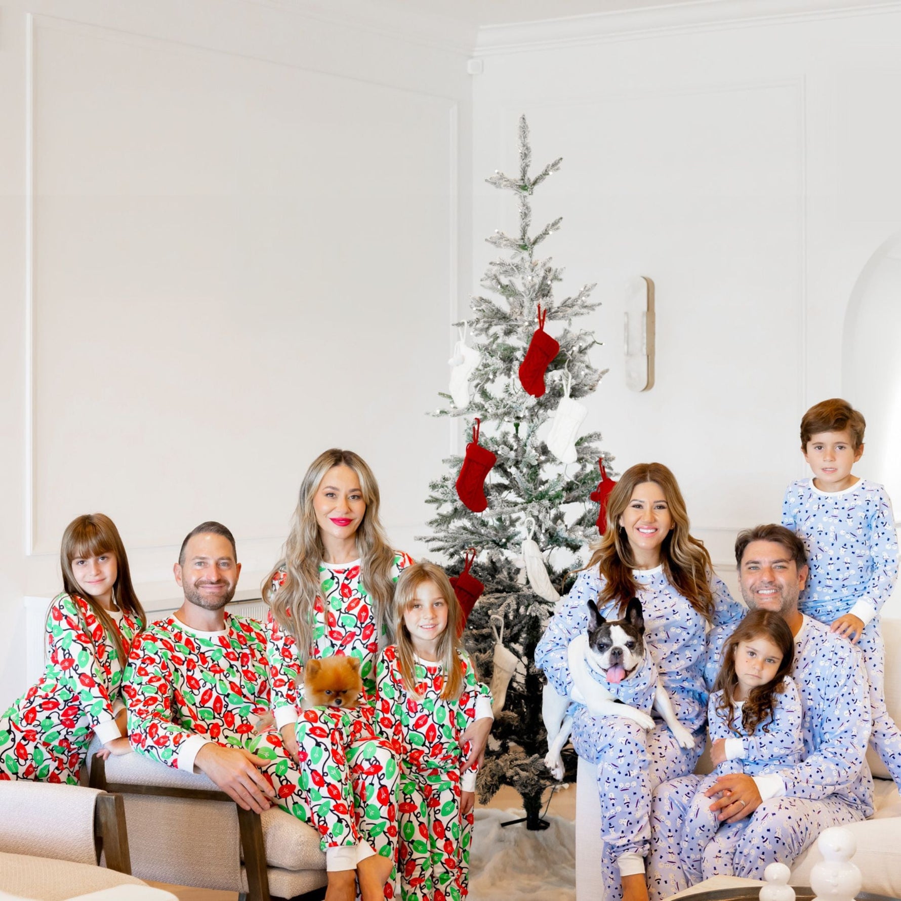 Norani Baby organic kids pajamas with winter snowmen print for holiday nights.