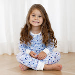 Norani Baby organic kids pajamas, winter snowmen print for holiday nights.