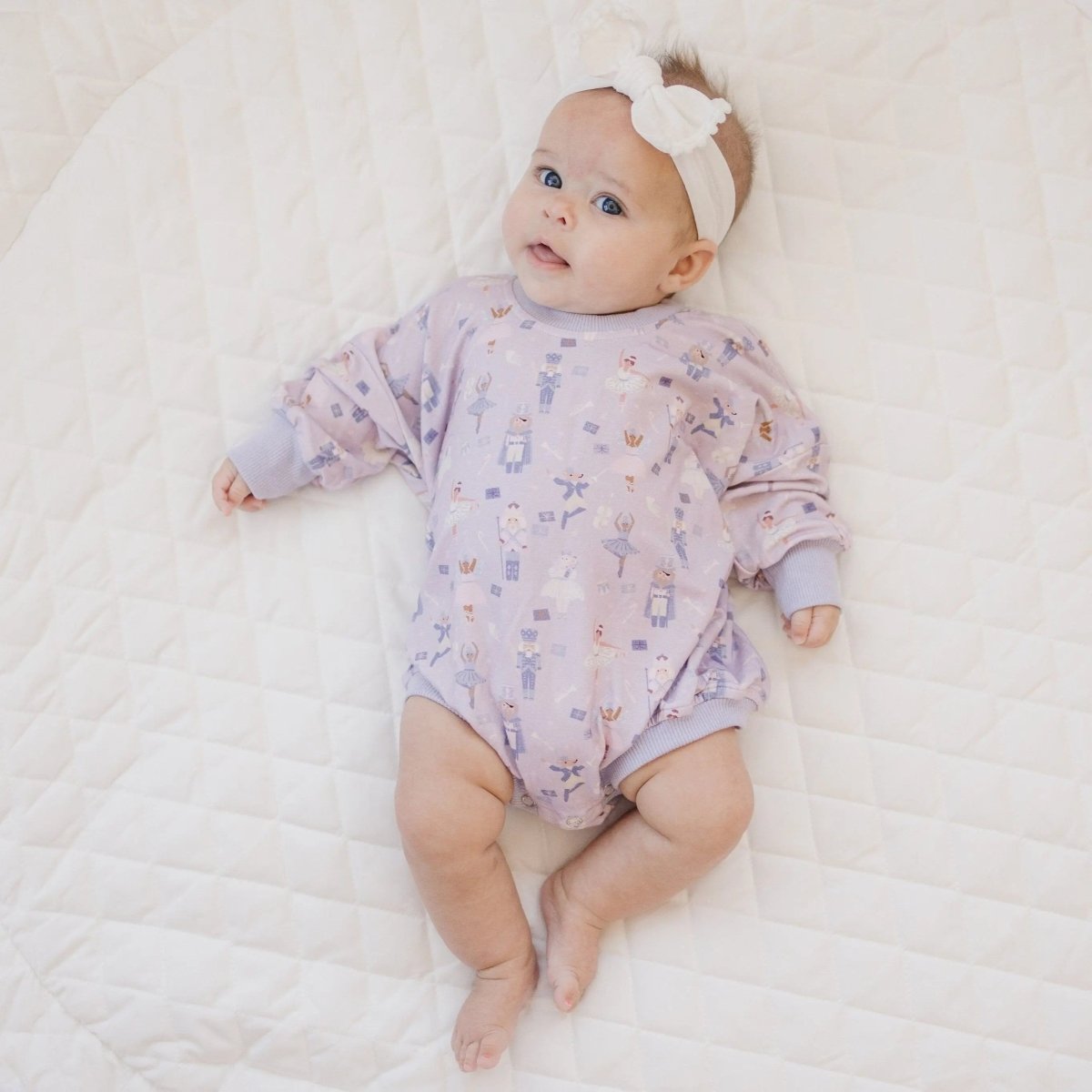 Little Joy Co. Nutcracker Bamboo Bubble Romper - Everetts Place Boutique - 